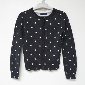 GAP polka dotted knitted cardigan